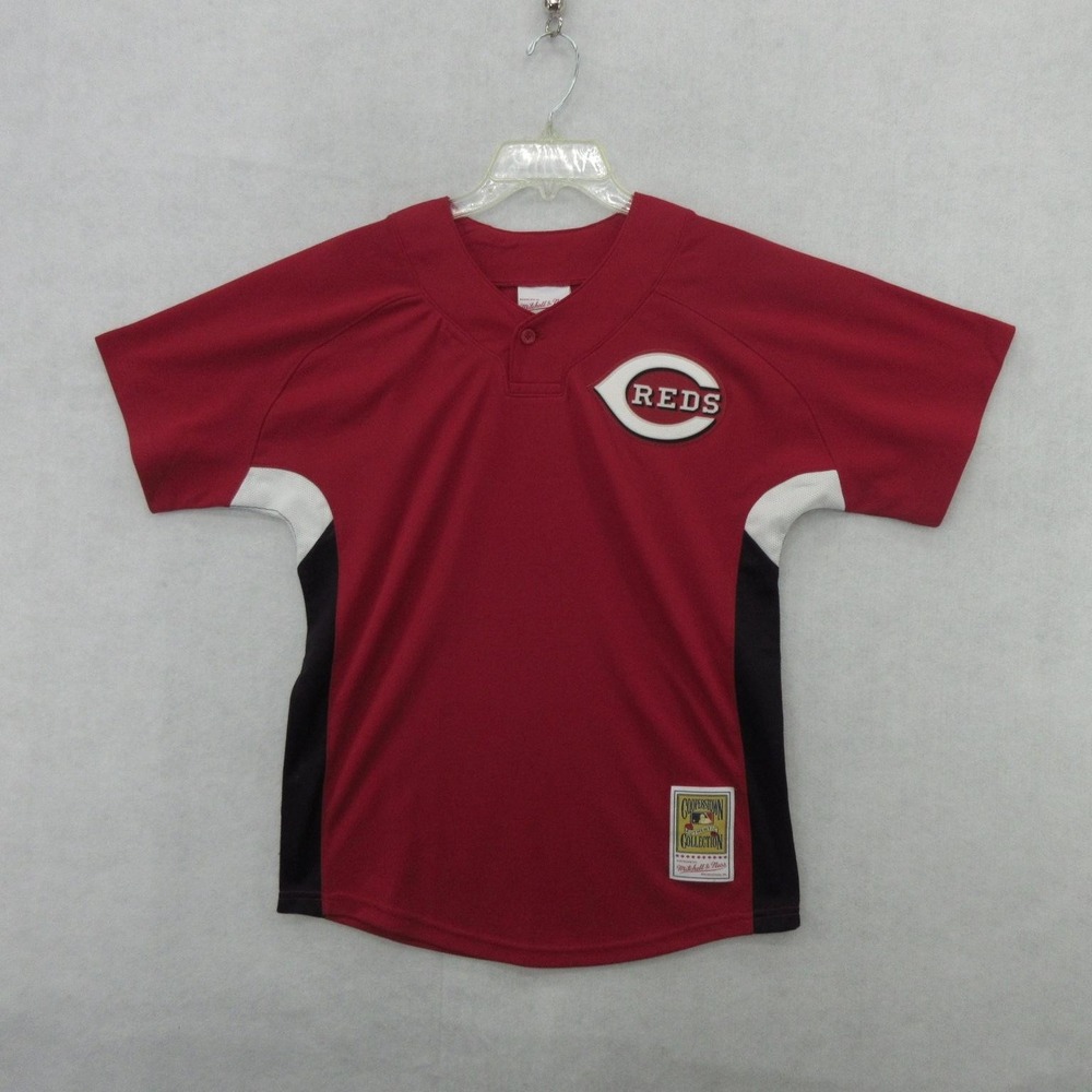 Cincinnati Reds Baseball Jersey Boys Large Red Ken Griffey Jr Mitchell & Ness